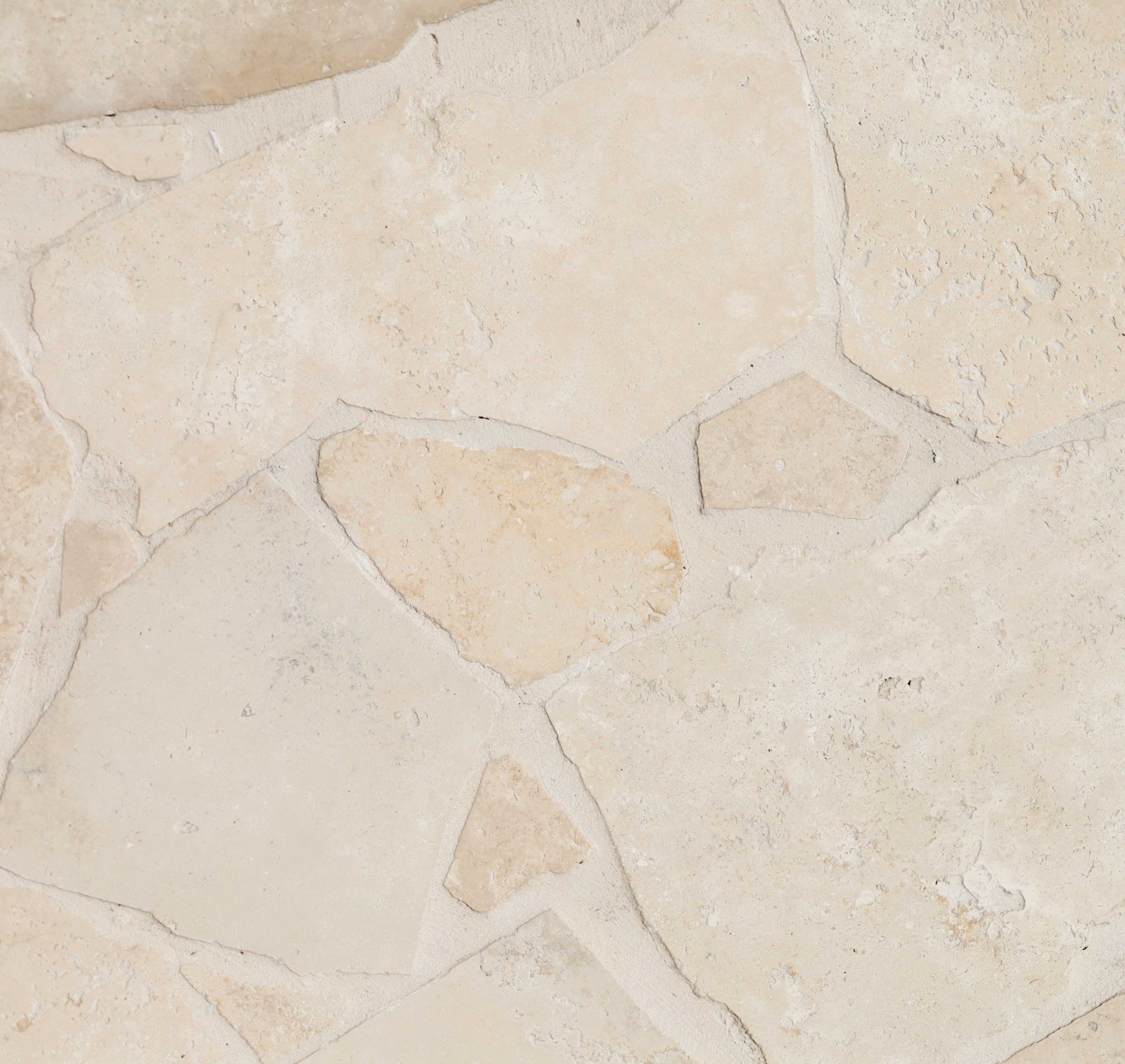 Travertine Crema Crazy Paving